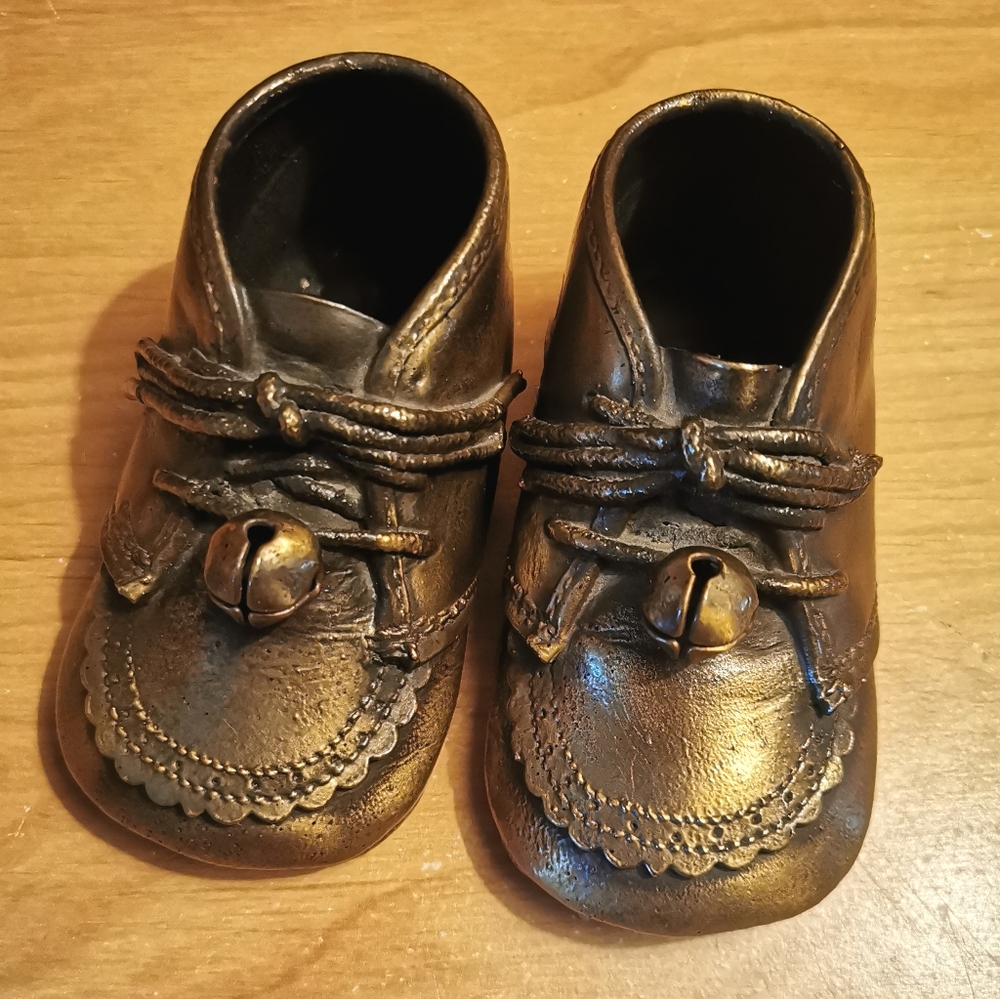 Vintage Bronze Shoes - Picture 2 of 6
